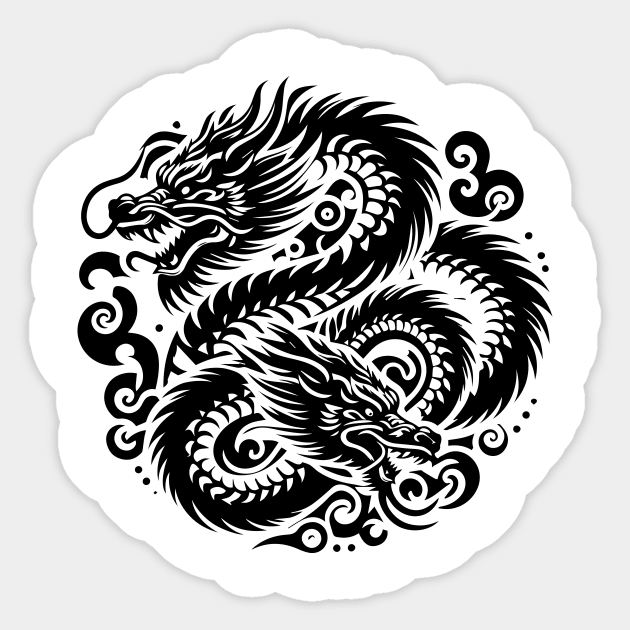 dragon design Sticker by lkn